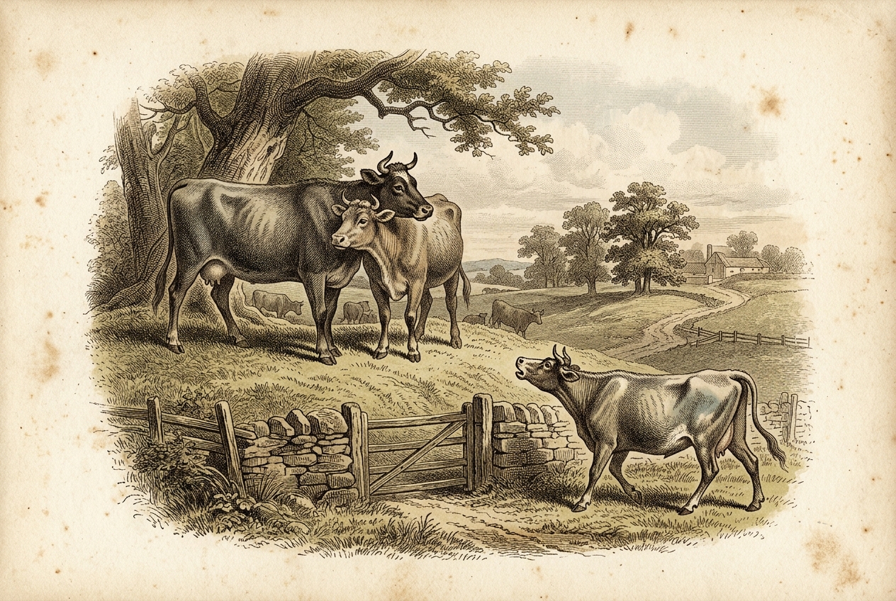 Cows Have Best Friends — AI illustration